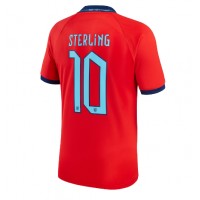 Muški Nogometni Dres Engleska Raheem Sterling #10 Gostujuci SP 2022 Kratak Rukav